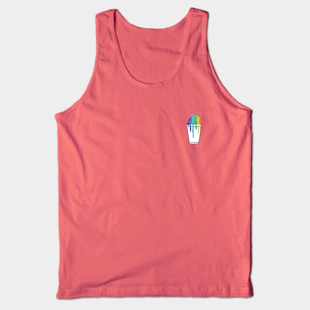 Sweet Rainbow Snoball Colour Colorful Travel New Orleans Nola Louisiana Spring Summer Tank Top by Little Shop of Nola